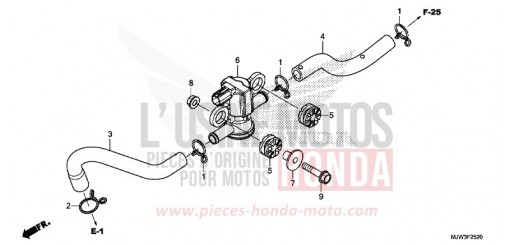 ELECTROVANNE INJECTION D'AIR CB500XAH de 2017
